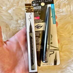✨Maybelline Master Precise Liquid Eyeliner Black & Pharaoh Brown Liner✨